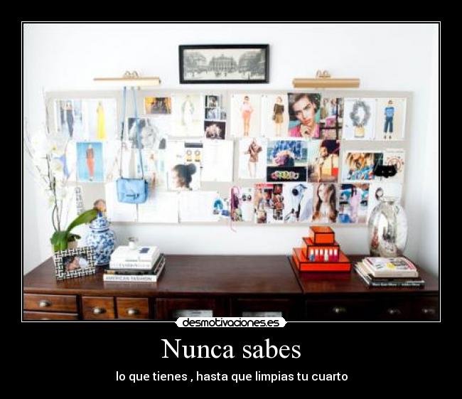 Nunca sabes -
