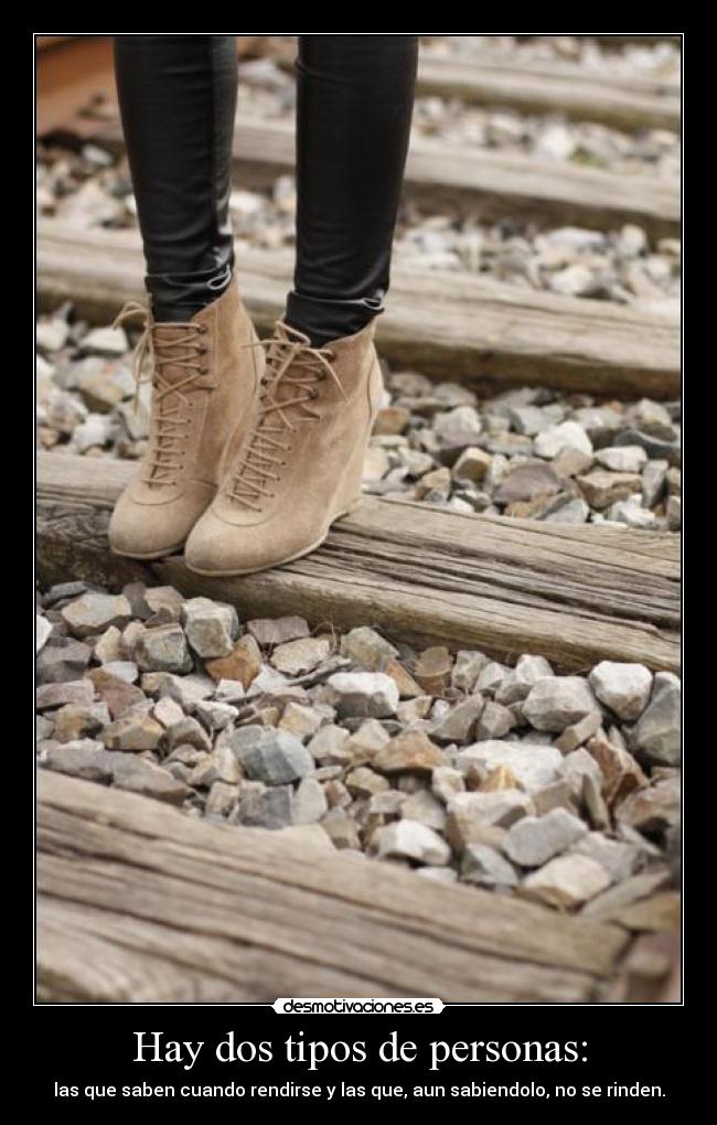Hay dos tipos de personas: -
