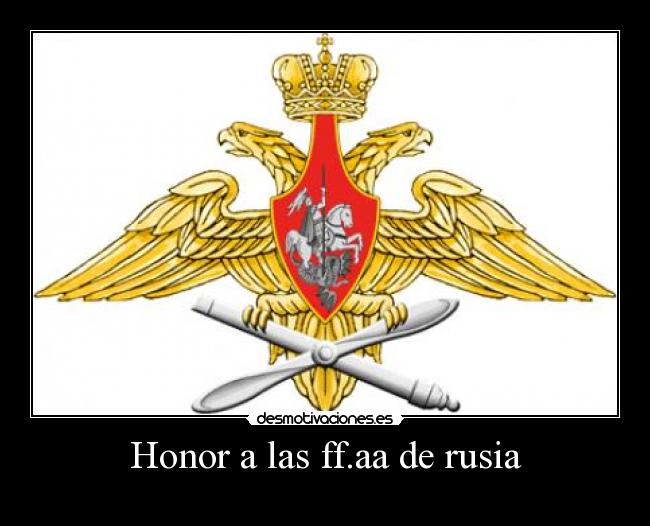 Honor a las ff.aa de rusia -