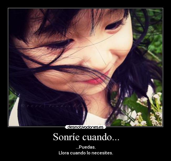 Sonríe cuando... -