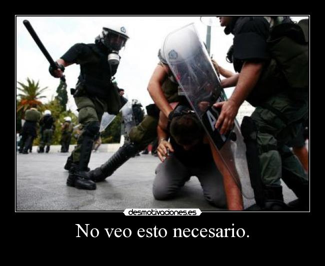 No veo esto necesario. - 