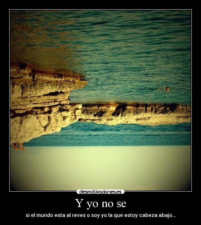 Y yo no se -