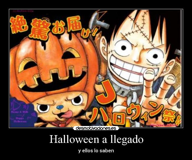 Halloween a llegado - y ellos lo saben