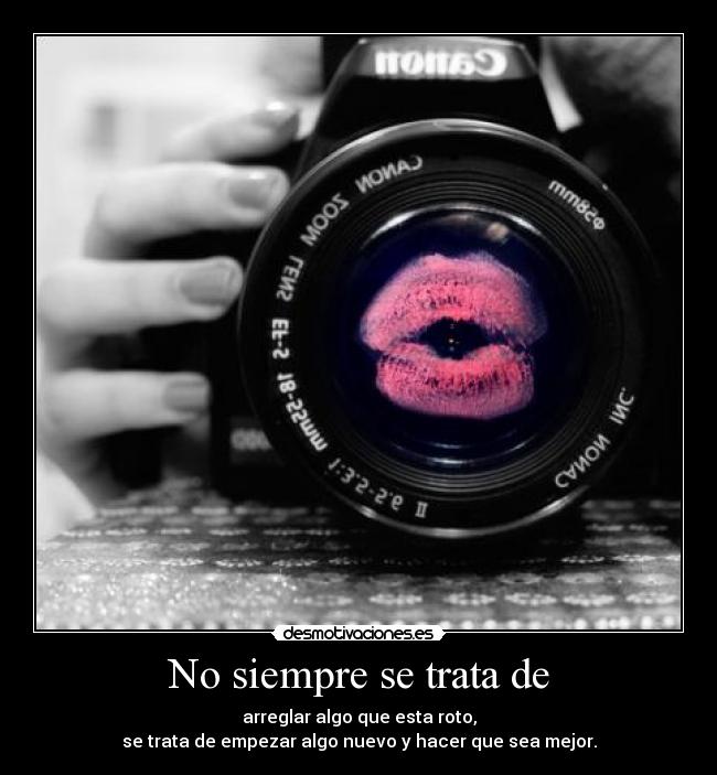 No siempre se trata de -