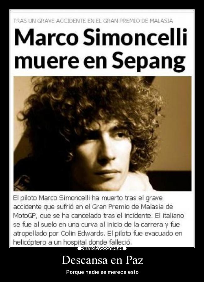 carteles descansa paz desmotivaciones