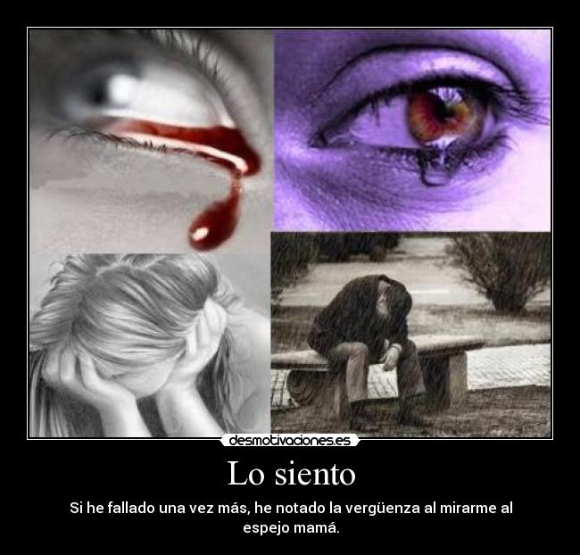 Lo siento -