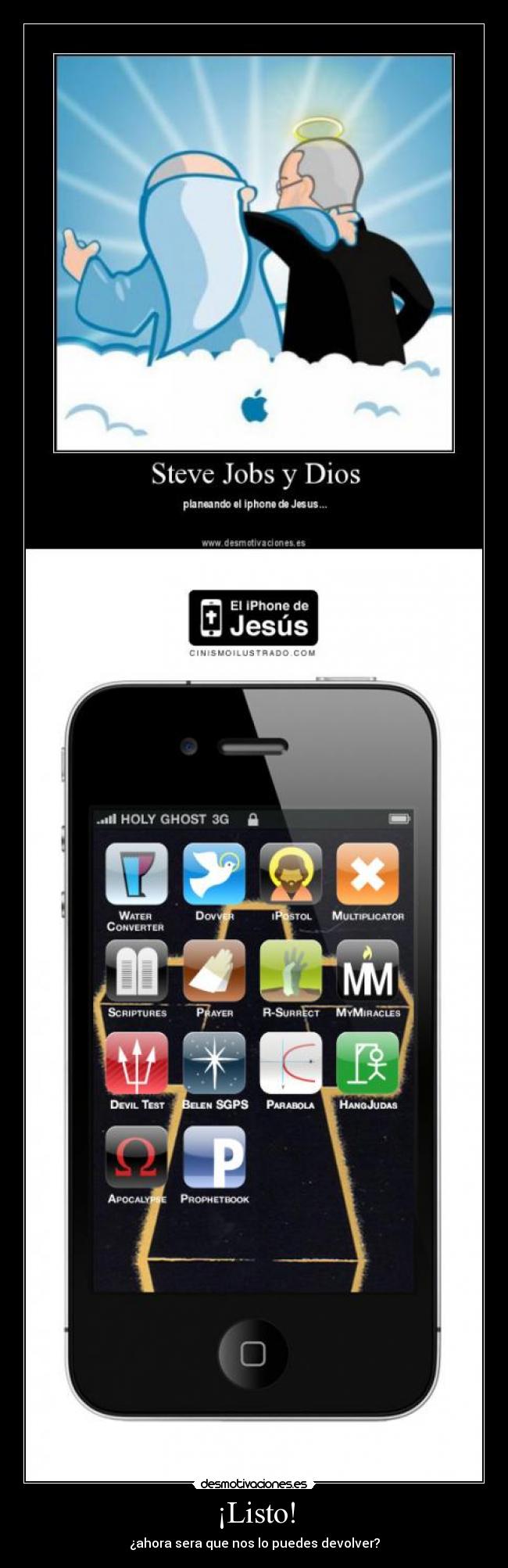 ¡Listo! - ¿ahora sera que nos lo puedes devolver?