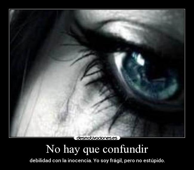 No hay que confundir - 