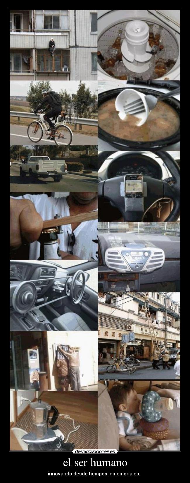 el ser humano - innovando desde tiempos inmemoriales...