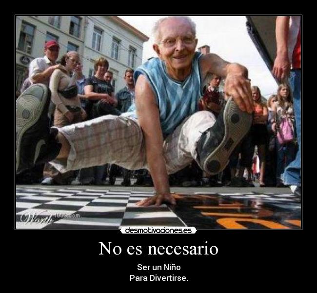 No es necesario -