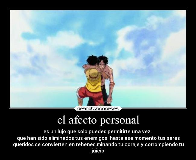 el afecto personal - 