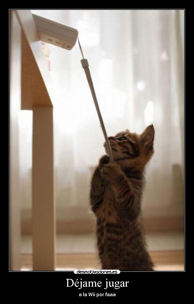 Déjame jugar - a la Wii por faaa