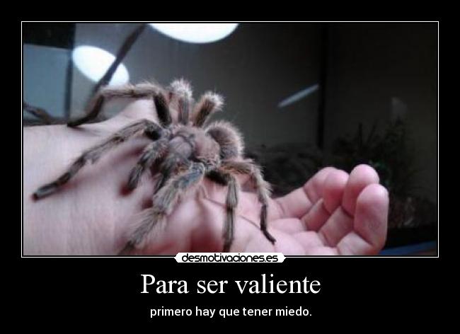 Para ser valiente -