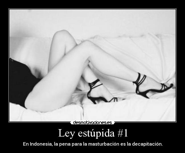 Ley estúpida #1 - 