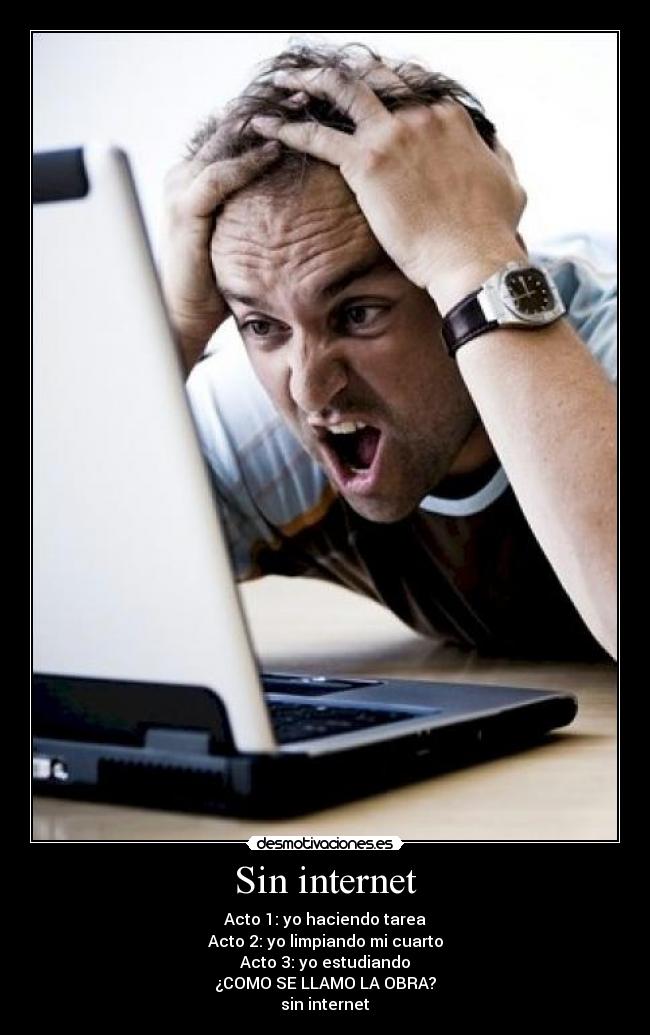 carteles internet computadora internet desmotivaciones