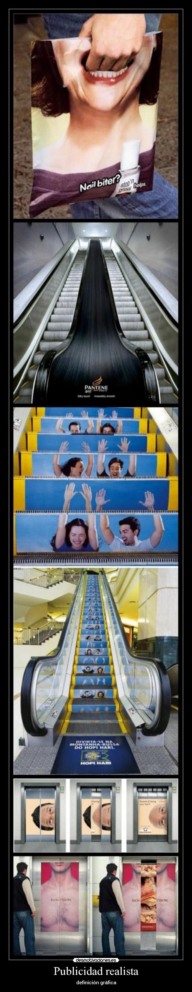 Publicidad realista - definición gráfica