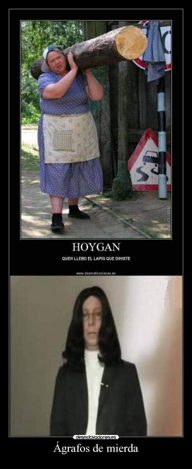 Ágrafos de mierda -