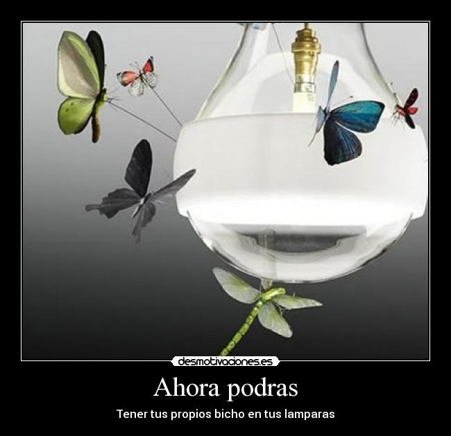 Ahora podras - Tener tus propios bicho en tus lamparas