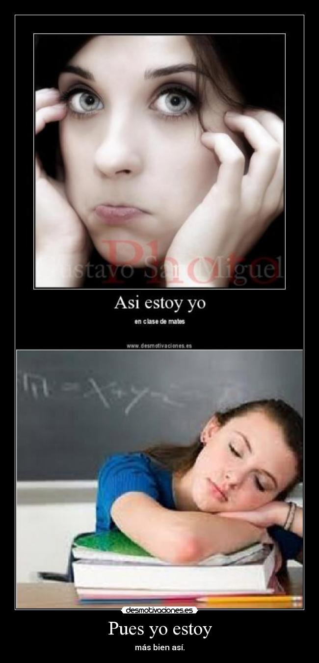 carteles dormir clase mates desmotivaciones