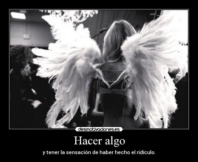 Hacer algo - 