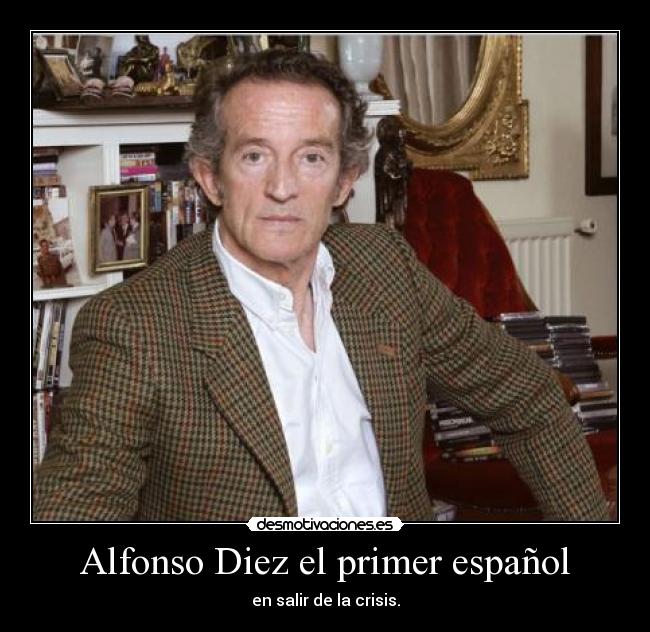 Alfonso Diez el primer español -