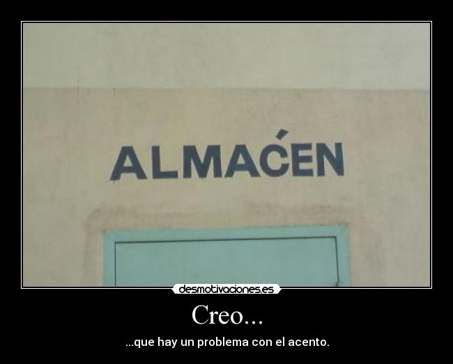 Creo... - 