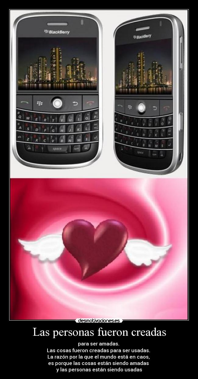 Las personas fueron creadas -