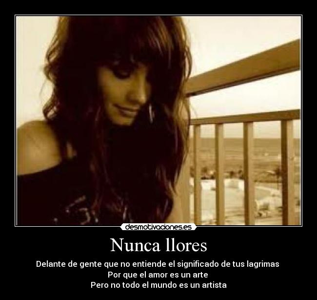 Nunca llores - 