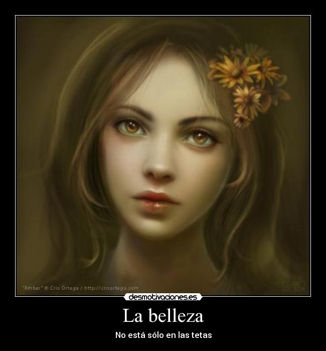 La belleza - No está sólo en las tetas