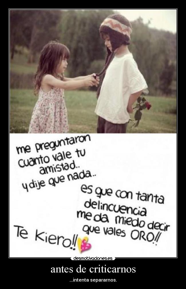antes de criticarnos -