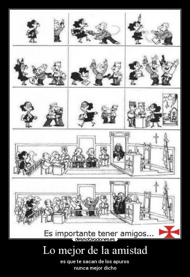 carteles amistad amistad desmotivaciones