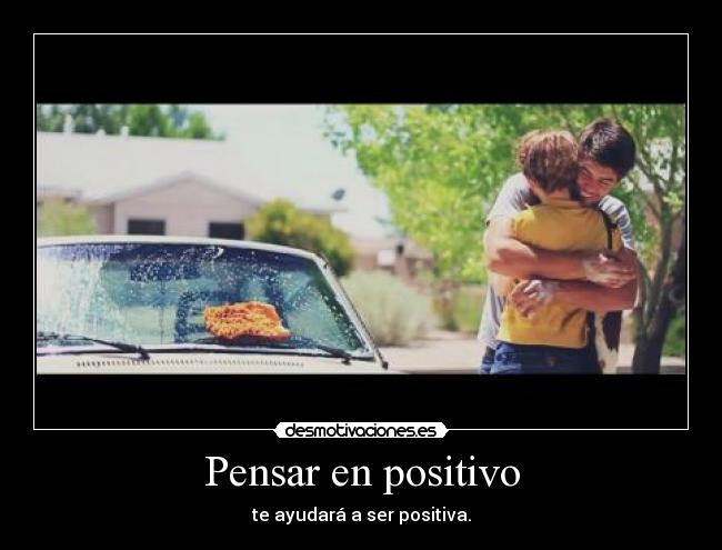 Pensar en positivo - 