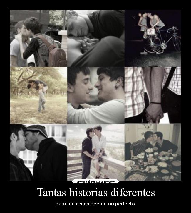 carteles tantas historias detras mismo espejo amor gay chicos posimposible bonicos desmotivaciones