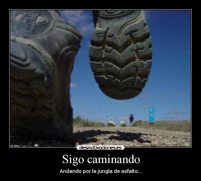 Sigo caminando - Andando por la jungla de asfalto...