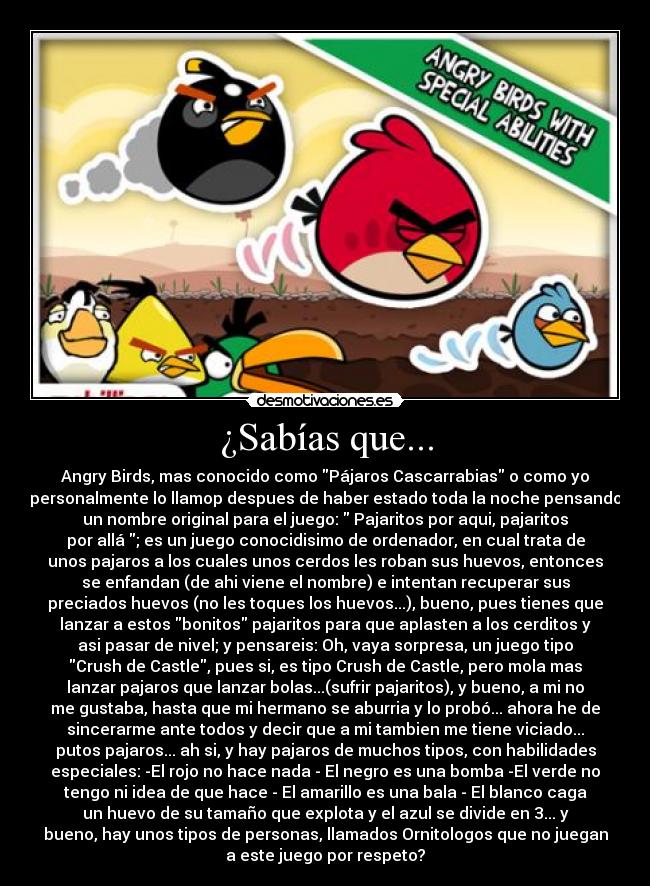 carteles happy birds desmotivaciones