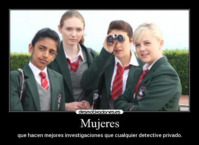 carteles mujer mejor investigacion detective privado desmotivaciones