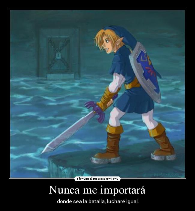 carteles link thelegendofzelda siempre dara igual desmotivaciones