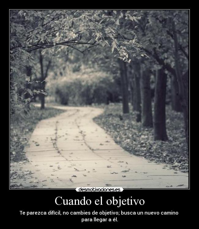 carteles lrc1894 camino dificultades objetivos challenge acepted desmotivaciones