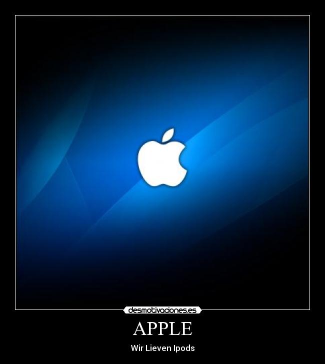 APPLE - Wir Lieven Ipods