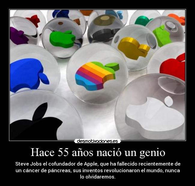 Hace 55 años nació un genio - 