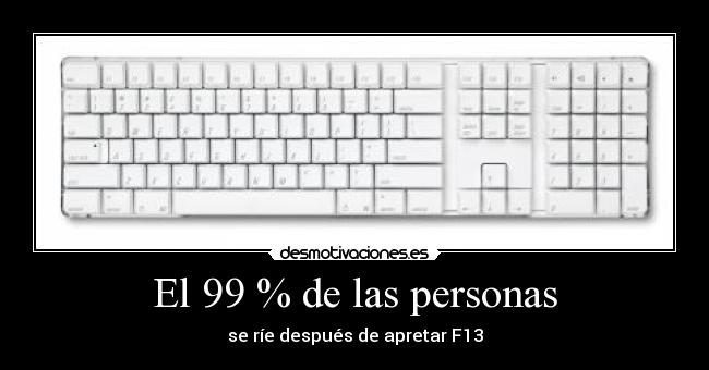 El 99 % de las personas -