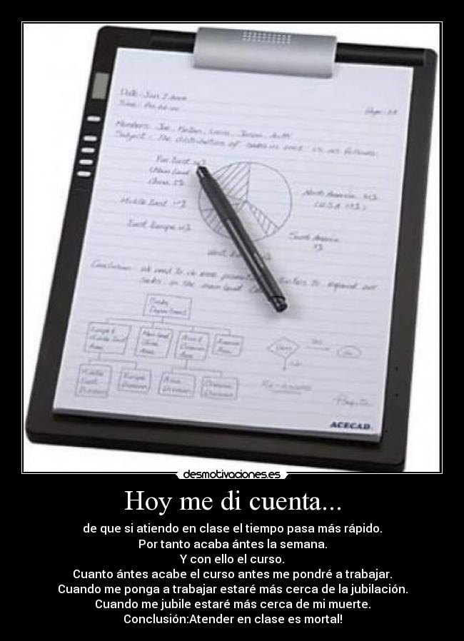 Hoy me di cuenta... - 