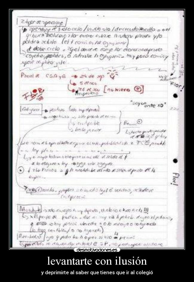 levantarte con ilusión - 