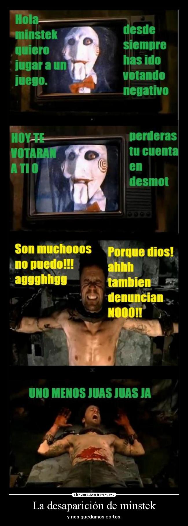 La desaparición de minstek - 