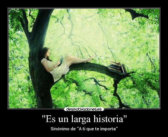 Es un larga historia - 