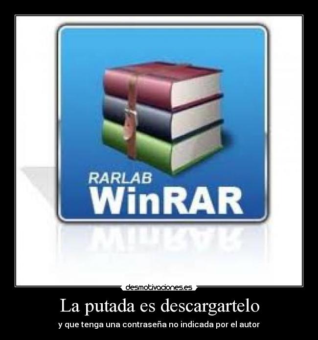 La putada es descargartelo - y que tenga una contraseña no indicada por el autor