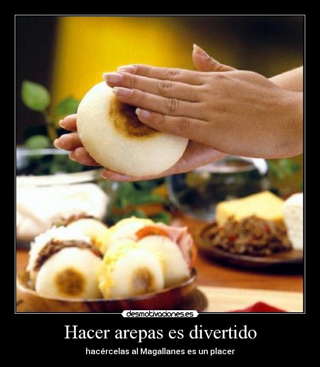 carteles arepas desmotivaciones