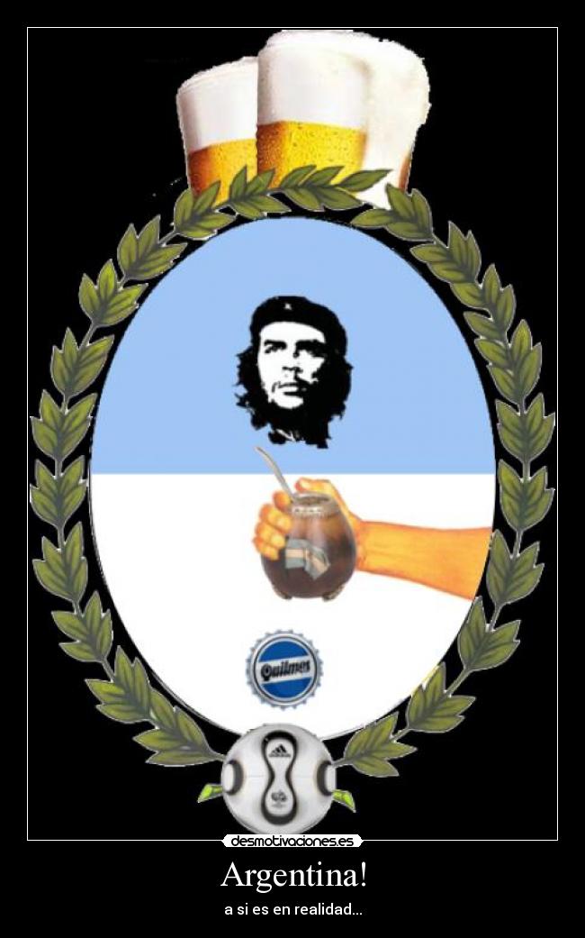 carteles futboll cervesa che guevara mate desmotivaciones