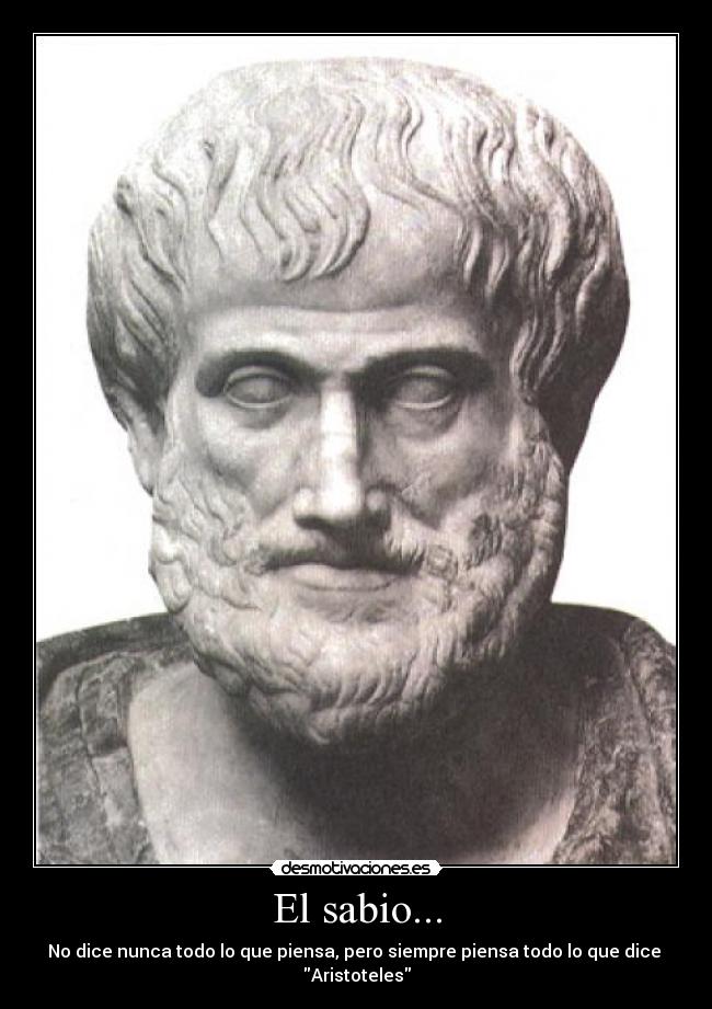 carteles frase celebre sabio filosofo aristoteles pensamiento desmotivaciones