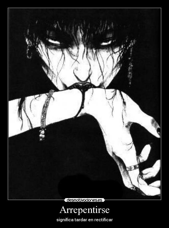 Arrepentirse -